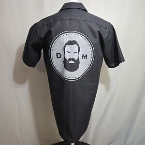 Dangerous Man Brewing Company Work Shirt Mens Size Medium Craft Beer Minneapolis